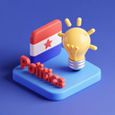 icon_politics_light_bulb_3d_isometric icon preview