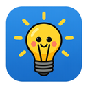 icon_politics_light_bulb_cartoon icon preview