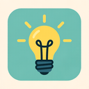 icon_politics_light_bulb_flat_pastel icon preview