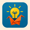 icon_politics_light_bulb_origami icon preview
