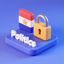 icon_politics_lock_3d_isometric icon preview