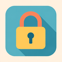icon_politics_lock_flat_pastel icon preview