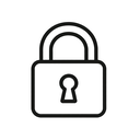 icon_politics_lock_minimal_outline icon preview