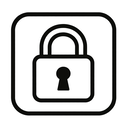 icon_politics_lock_monochrome icon preview