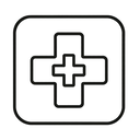 icon_politics_medical_cross_line_art icon preview