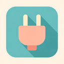 icon_politics_plug_flat_pastel icon preview
