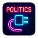 icon_politics_plug_neon icon preview