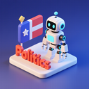 icon_politics_robot_3d_isometric icon preview