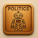icon_politics_robot_embossed icon preview