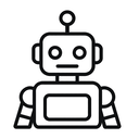 icon_politics_robot_line_art icon preview