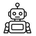 icon_politics_robot_minimal_outline icon preview