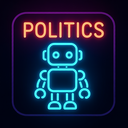 icon_politics_robot_neon icon preview