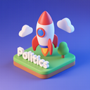icon_politics_rocket_3d_isometric icon preview