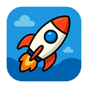 icon_politics_rocket_cartoon icon preview