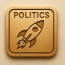 icon_politics_rocket_embossed icon preview