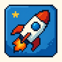 icon_politics_rocket_pixel_art icon preview