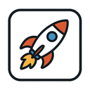 icon_politics_rocket_thin icon preview