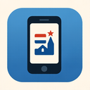 icon_politics_smartphone_rounded icon preview