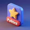 icon_politics_star_3d_isometric icon preview