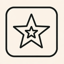 icon_politics_star_thin icon preview
