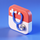 icon_politics_stethoscope_3d_isometric icon preview