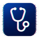 icon_politics_stethoscope_digital_glitch icon preview