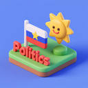 icon_politics_sun_3d_isometric icon preview