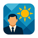 icon_politics_sun_geometric icon preview