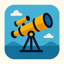 icon_politics_telescope_flat_design icon preview
