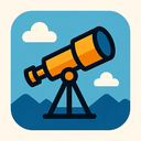icon_politics_telescope_geometric icon preview