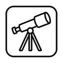 icon_politics_telescope_line_art icon preview