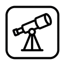 icon_politics_telescope_monochrome icon preview