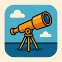 icon_politics_telescope_origami icon preview