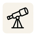 icon_politics_telescope_simplified icon preview