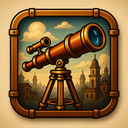 icon_politics_telescope_steampunk icon preview