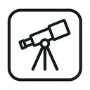 icon_politics_telescope_thin icon preview