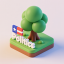 icon_politics_tree_3d_isometric icon preview