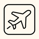 icon_religion_airplane_line_art icon preview