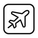icon_religion_airplane_monochrome icon preview