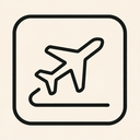 icon_religion_airplane_thin icon preview