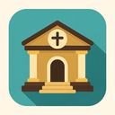 icon_religion_bank_flat_design icon preview