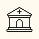 icon_religion_bank_minimal_outline icon preview