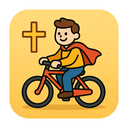 icon_religion_bicycle_cartoon icon preview