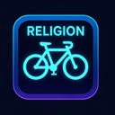 icon_religion_bicycle_futuristic icon preview