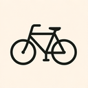 icon_religion_bicycle_minimal_outline icon preview