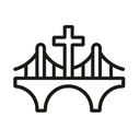 icon_religion_bridge_minimal_outline icon preview
