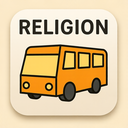 icon_religion_bus_origami icon preview