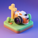 icon_religion_camera_3d_isometric icon preview