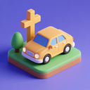 icon_religion_car_3d_isometric icon preview