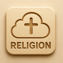icon_religion_cloud_embossed icon preview